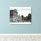 Buiten Uitzicht van het graafschap Polo Canvas Afdruk (Insitu (Houten vloer))