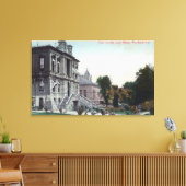 Buiten Uitzicht van het graafschap Polo Canvas Afdruk (Insitu (Woonkamer))