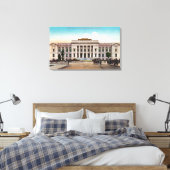 Buiten Uitzicht van het graafschap Sonoma Canvas Afdruk (Insitu (Slaapkamer))