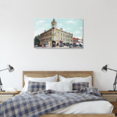 Buiten Uitzicht van het Grand Hotel Geiser Canvas Afdruk (Insitu (Slaapkamer))