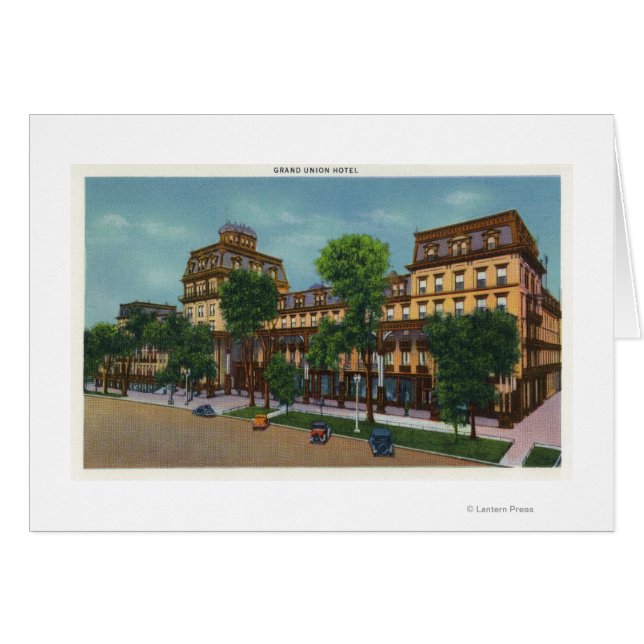 Buiten Uitzicht van het Grand Union Hotel # 2 (Voorkant Horizontaal)
