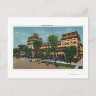 Buiten Uitzicht van het Grand Union Hotel # 2 Briefkaart
