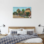 Buiten Uitzicht van het Grand Union Hotel # 2 Canvas Afdruk (Insitu (Slaapkamer))