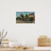 Buiten Uitzicht van het Grand Union Hotel # 2 Poster (Keuken)