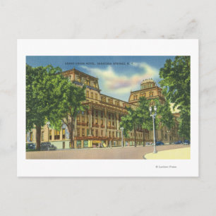 Buiten Uitzicht van het Grand Union Hotel Briefkaart