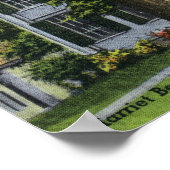 Buiten Uitzicht van het Harriet Beecher Stowe Hous Poster (Hoek)