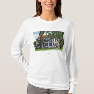 Buiten Uitzicht van het Harriet Beecher Stowe Hous T-shirt