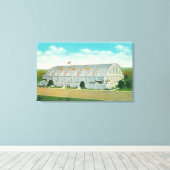 Buiten Uitzicht van het Hershey-sportgebied Canvas Afdruk (Insitu (Houten vloer))