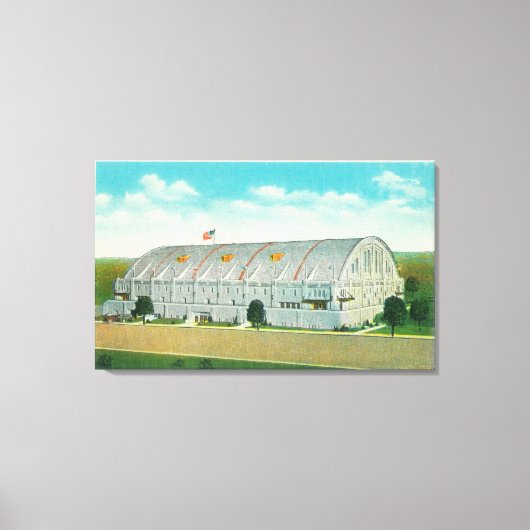 Buiten Uitzicht van het Hershey-sportgebied Canvas Afdruk (Voorkant)