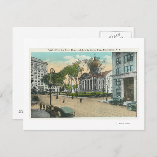 Buiten Uitzicht van het Hof Briefkaart (Voorkant / Achterkant)