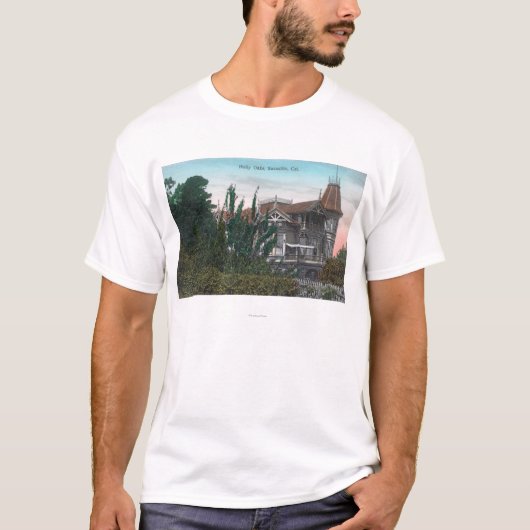 Buiten Uitzicht van het Holly Oaks Building T-shirt (Voorkant)