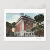 Buiten Uitzicht van het Hotel Bancroft Briefkaart (Voorkant)