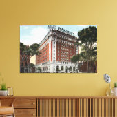Buiten Uitzicht van het Hotel Bancroft Canvas Afdruk (Insitu (Woonkamer))