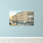 Buiten Uitzicht van het Hotel Bennett Canvas Afdruk (Insitu (Houten vloer))