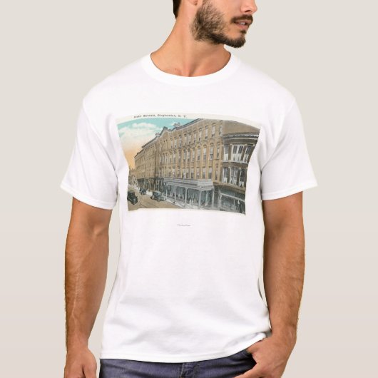 Buiten Uitzicht van het Hotel Bennett T-shirt (Voorkant)
