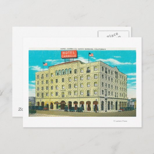 Buiten Uitzicht van het hotel Carrillo Briefkaart (Voorkant / Achterkant)