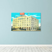 Buiten Uitzicht van het hotel Carrillo Canvas Afdruk (Insitu (Houten vloer))