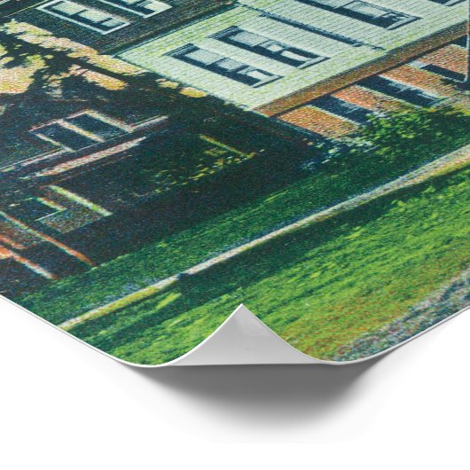 Buiten Uitzicht van het Hotel Centralia Poster (Hoek)