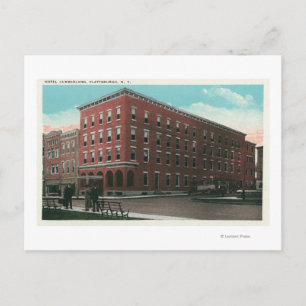 Buiten Uitzicht van het Hotel Cumberland Briefkaart