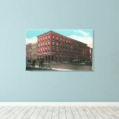 Buiten Uitzicht van het Hotel Cumberland Canvas Afdruk (Insitu (Houten vloer))