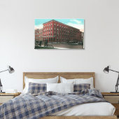 Buiten Uitzicht van het Hotel Cumberland Canvas Afdruk (Insitu (Slaapkamer))