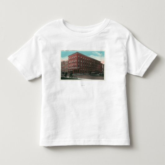 Buiten Uitzicht van het Hotel Cumberland Kinder Shirts (Voorkant)