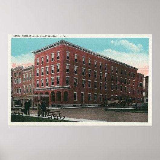 Buiten Uitzicht van het Hotel Cumberland Poster (Voorkant)