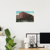Buiten Uitzicht van het Hotel Cumberland Poster (Thuiskantoor)