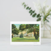 Buiten Uitzicht van het Hotel del Monte Briefkaart (Staand voorkant)