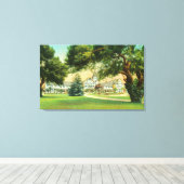 Buiten Uitzicht van het Hotel del Monte Canvas Afdruk (Insitu (Houten vloer))