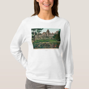 Buiten Uitzicht van het Hotel del Monte en Motiver T-shirt