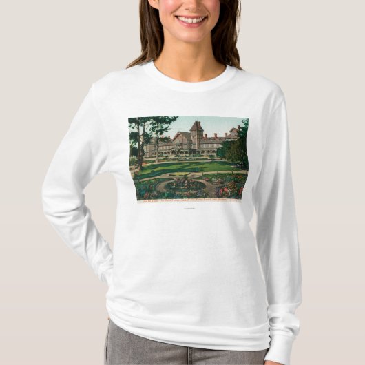 Buiten Uitzicht van het Hotel del Monte en Motiver T-shirt (Voorkant)