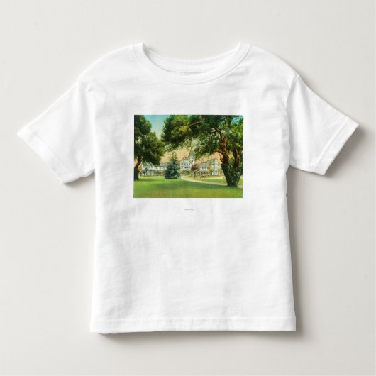 Buiten Uitzicht van het Hotel del Monte Kinder Shirts (Voorkant)