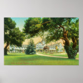 Buiten Uitzicht van het Hotel del Monte Poster (Voorkant)