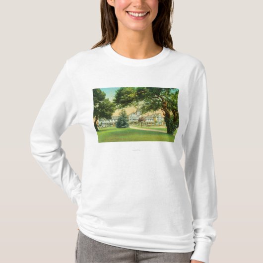 Buiten Uitzicht van het Hotel del Monte T-shirt (Voorkant)
