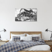 Buiten Uitzicht van het Hotel Glen Orchy Canvas Afdruk (Insitu (Slaapkamer))