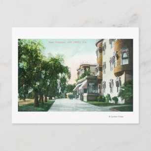 Buiten Uitzicht van het Hotel Robinson Briefkaart