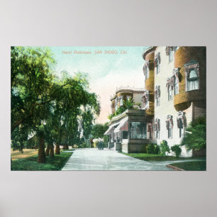 Buiten Uitzicht van het Hotel Robinson Poster