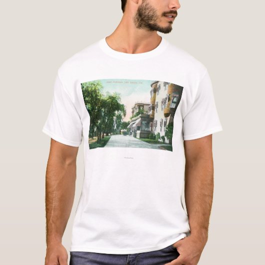 Buiten Uitzicht van het Hotel Robinson T-shirt (Voorkant)