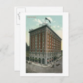 Buiten Uitzicht van het Hotel Rochester Briefkaart (Voorkant / Achterkant)