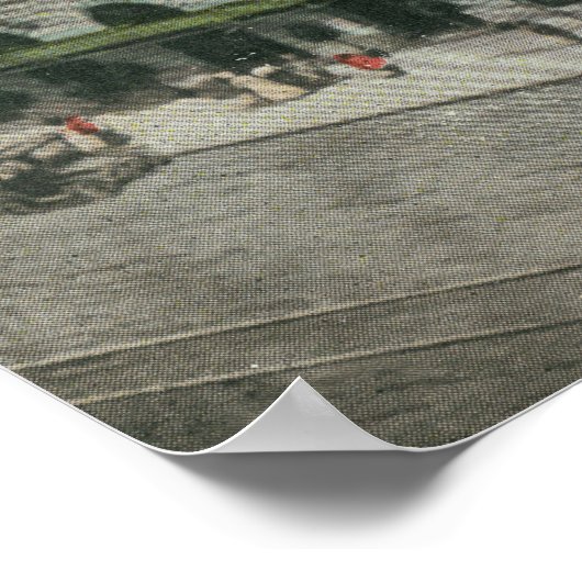 Buiten Uitzicht van het Hotel Rochester Poster (Hoek)