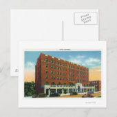 Buiten Uitzicht van het Hotel Saranac Briefkaart (Voorkant / Achterkant)