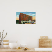 Buiten Uitzicht van het Hotel Saranac Poster (Keuken)