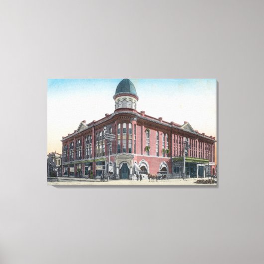 Buiten Uitzicht van het Hotel Stewart Canvas Afdruk (Voorkant)