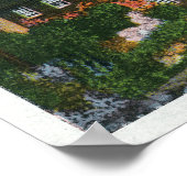 Buiten Uitzicht van het House of Seven Gables Poster (Hoek)