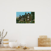 Buiten Uitzicht van het House of Seven Gables Poster (Keuken)