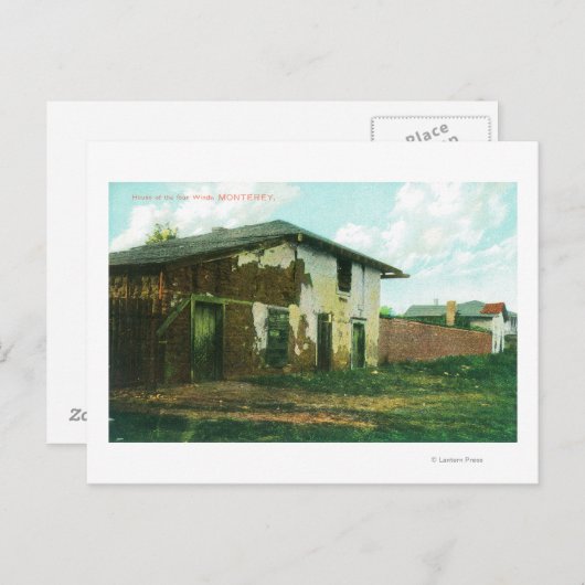 Buiten Uitzicht van het Huis van de vier winden Briefkaart (Voorkant / Achterkant)