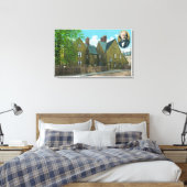 Buiten Uitzicht van het Huis van Zeven Kabels # 2 Canvas Afdruk (Insitu (Slaapkamer))