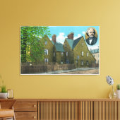 Buiten Uitzicht van het Huis van Zeven Kabels # 2 Canvas Afdruk (Insitu (Woonkamer))