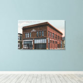 Buiten Uitzicht van het IOOF-gebouw Canvas Afdruk (Insitu (Houten vloer))